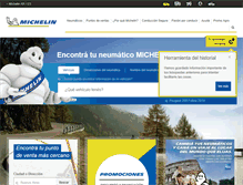 Tablet Screenshot of michelin.com.ar