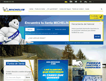 Tablet Screenshot of michelin.com.co