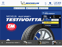 Tablet Screenshot of michelin.fi
