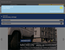 Tablet Screenshot of michelin.pl