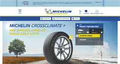 Desktop Screenshot of michelin.si